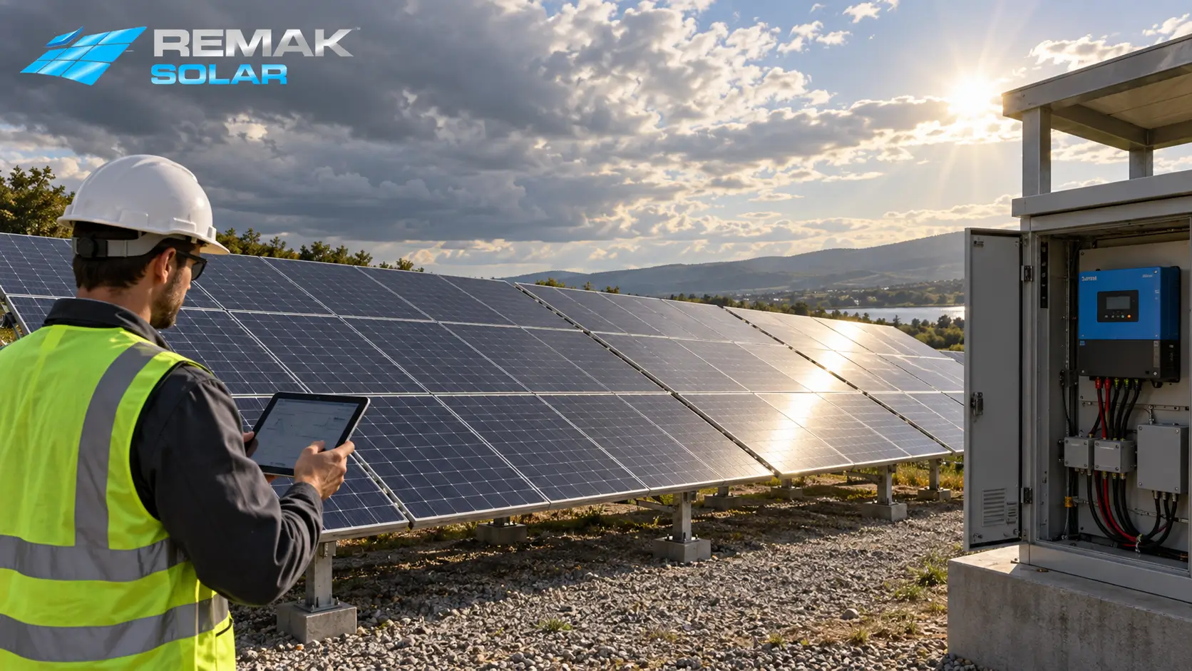 güneş paneli performansı, değişken hava koşullarında solar üretim, MPPT şarj kontrol cihazı, güneş enerjisi saha izleme, Remak Solar