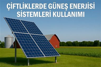 El uso de sistemas de energía solar para las granjas