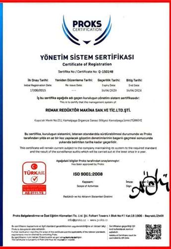 Zertifikat Managementsystem